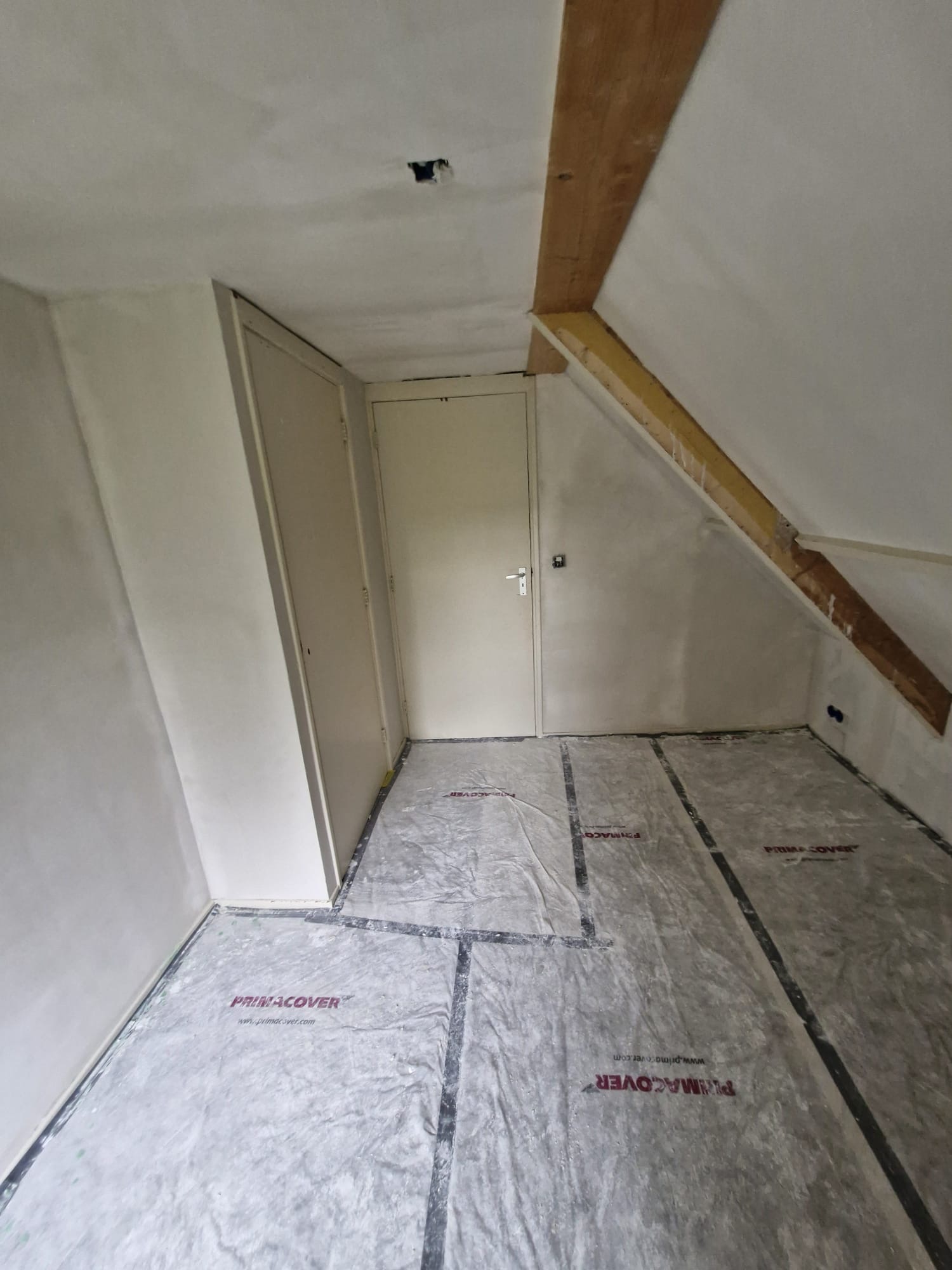 Sausklaar slaapkamer op zolder
